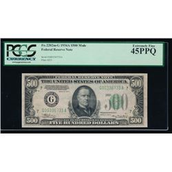 1934A $500 Chicago Federal Reserve Note PCGS 45PPQ