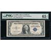 Image 1 : 1935E $1 Silver Certificate Star Note PMG 65EPQ
