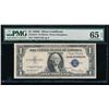 Image 1 : 1935E $1 Silver Certificate Star Note PMG 65EPQ