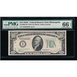 1934C $10 Minneapolis Federal Reserve Note PMG 66EPQ