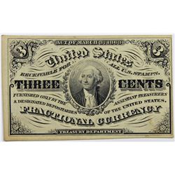 THREE CENT WASHINGTON