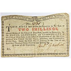 1-6-1776 COLONIAL TWO SHILLINGS