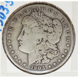 1903-S MORGAN SILVER DOLLAR