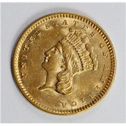 1857 GOLD DOLLAR