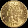 Image 1 : 1879 $20.00 GOLD LIBERTY