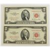 Image 1 : (3) 1953-A AND (4) 1953 $2.00 U.S. NOTES