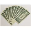 Image 2 : 10 PCS. 1935-G $1.00 SILVER CERTIFICATES
