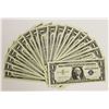 Image 1 : 16 PCS 1957-A AND 2 PCS 1957-B $1.00 SILVER CERTS: