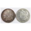Image 1 : 1899-S AND 1881-O MORGAN SILVER DOLLARS