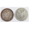 Image 2 : 1899-S AND 1881-O MORGAN SILVER DOLLARS