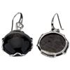 Image 2 : Sterling Silver Hypersthene Drop Earrings