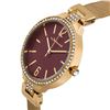 Image 2 : Luxury Crystal Bezel Mesh Band Ladies Watch