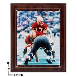 Billy Kilmer Washington Redskins Signed Plaque