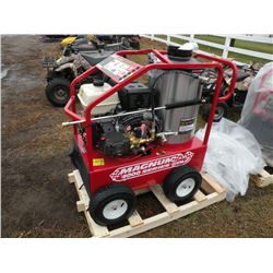 EZ Kleen Magnum Gold 4000 psi, 12 volt hot water pressure washer, gas motor, electric start, NEW