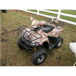 2007 Loncin 100cc youth ATV -needs battery SN#-L5XYUMK0871001934