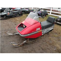 1973 Rupp American 40hp  runs, E. Start but needs battery SN#-2100451,  w/extra parts/motor/track su