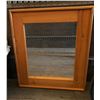 Image 1 : ANTIQUE PINE FRAMED MIRROR