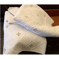 GR OF 2 TWIN SIZE QUILTS WITH SHAMS