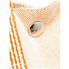 Image 6 : Hermes Peach Tan Canvas Vertical Herline Tote Bag