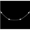 Image 1 : 14KT White Gold 0.99 ctw Diamond Necklace