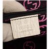 Image 3 : Gucci Pink White Nylon Leather Tote Bag