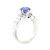 Image 4 : 2.21 ctw Sapphire And Diamond Ring - 14KT White Gold