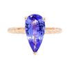 Image 2 : 2.67 ctw Tanzanite Ring - 14KT Rose Gold