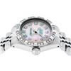 Image 3 : Rolex Ladies Stainless Steel Pink MOP Pyramid Diamond Datejust Wristwatch