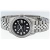 Image 6 : Rolex Mens Stainless Steel Black Diamond 36MM Datejust Wristwatch