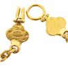 Image 4 : Chanel Gold Chain CC Round Magnify Glass Drop Pendant Vintage Necklace 95A