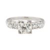 Image 2 : 1.28 ctw Diamond Ring - 14KT White Gold