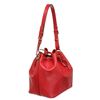 Image 1 : Louis Vuitton Red Epi Leather Noe PM Drawstring Shoulder Bag