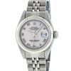 Image 2 : Rolex Ladies Stainless Steel Silver Roman 26MM Datejust Wristwatch