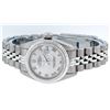 Image 5 : Rolex Ladies Stainless Steel Silver Roman 26MM Datejust Wristwatch
