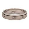 Image 1 : 0.25 ctw Diamond Men's Wedding Band - 18KT White Gold