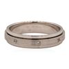 Image 2 : 0.25 ctw Diamond Men's Wedding Band - 18KT White Gold
