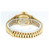 Image 7 : Rolex Ladies 18K Yellow Gold Mother Of Pearl Sapphire Datejust President Wristwa