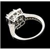 Image 3 : 3.70 ctw Diamond Ring - 14KT White Gold