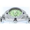 Image 3 : Rolex Ladies Stainless Steel Green Diamond & Sapphire Datejust Wristwatch