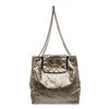 Image 1 : Chanel Gray Metallic Crackled Calfskin Perforated Leather Drill Shoulder Bag