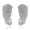 Image 1 : 14k White Gold 1.00CTW Diamond Earrings, (I1-I2/G-H)