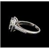 Image 3 : 14KT White Gold 1.35 ctw Diamond Ring