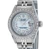 Image 1 : Rolex Ladies Stainless Steel 26MM MOP Diamond Lugs Datejust Wristwatch