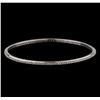 Image 1 : 2.00 ctw Diamond Bangle Bracelet - 18KT White Gold