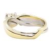 Image 3 : 1.00 ctw Diamond Two-Tone Wedding Set - 14KT Yellow and White Gold