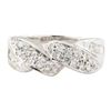 Image 2 : 0.50 ctw Diamond Ring - 18KT White Gold