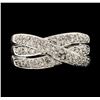 Image 2 : 0.50 ctw Diamond Ring - 14KT White Gold