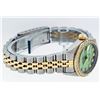 Image 5 : Rolex Ladies 2 Tone 14K Green VS Diamond Datejust Wristwatch
