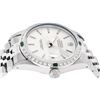 Image 3 : Rolex Mens Stainless Steel Silver Index Diamond 36MM Datejust Wristwatch