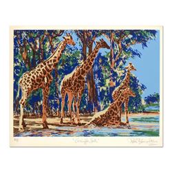 Giraffe Lake by Henrie (1932-1999)